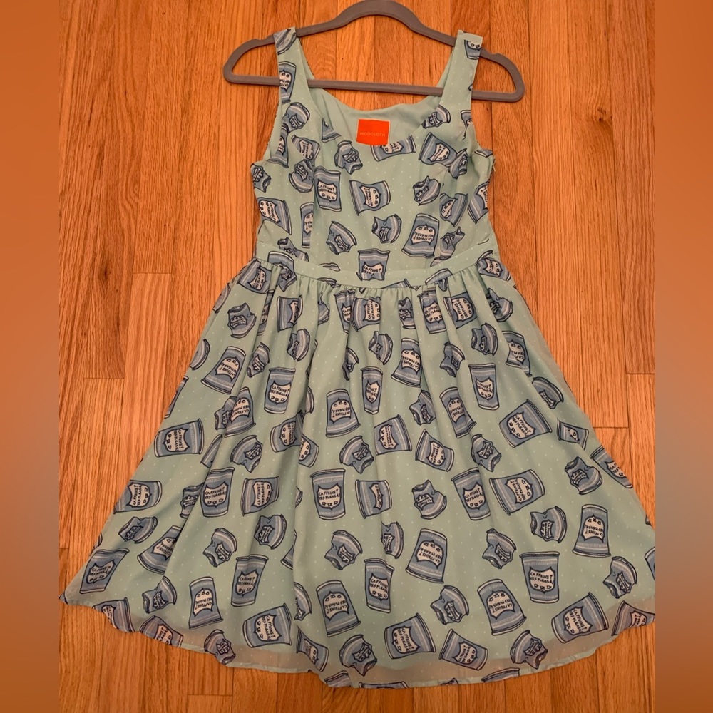 ModCloth Greek coffee please dress, Small